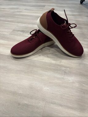 Men's Vilocy Lightweight Knit Casual Sneakers - Burgundy sz 10